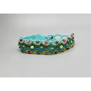 Colorful Hand Made Seed Beaded Wrap Around Bracelet B1A